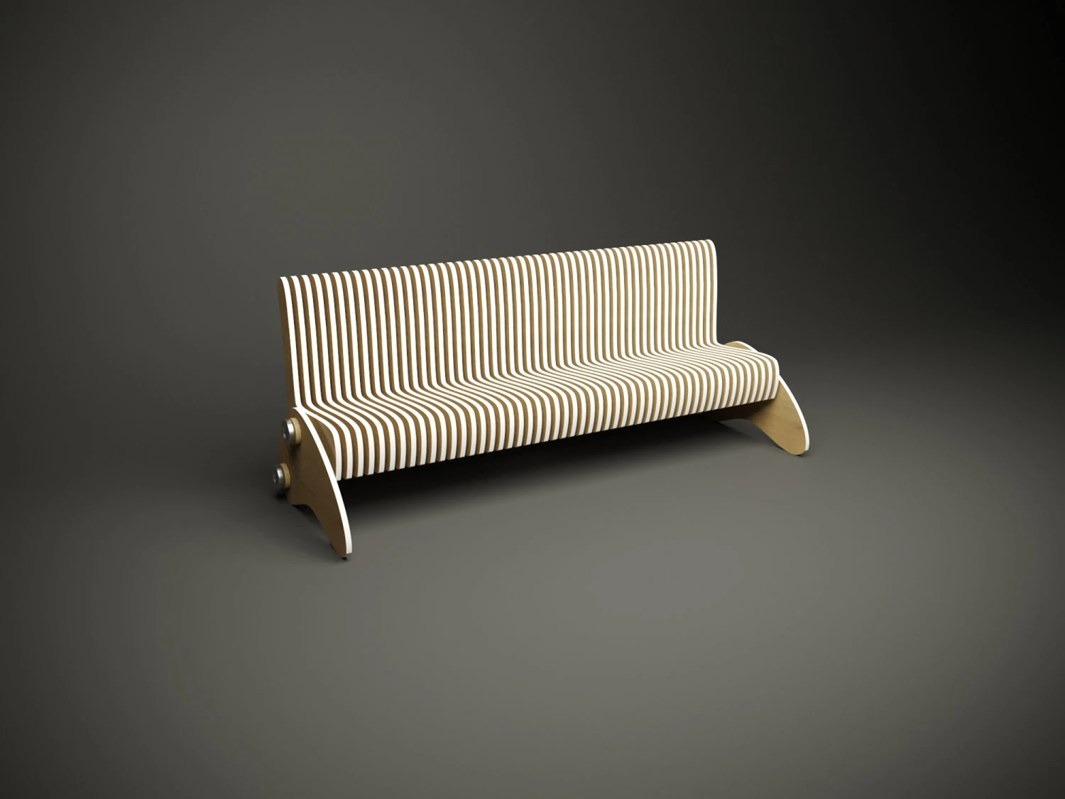 Wood parametric multi function seat bench model for cnc machine 3D Model .c4d .max .obj .3ds .fbx .stl .blend 