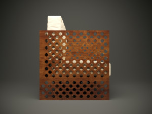 Wood parametric chair model for cnc machine Modèle 3D