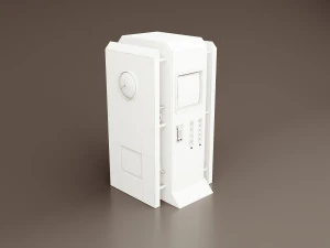 Sci-fi retro control panel project 2 3D Model
