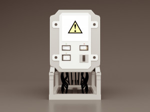Sci-fi retro control panel-transformer project 1 Modèle 3D