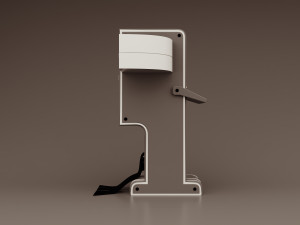 Sci-fi retro control panel project 5 Modelo 3D