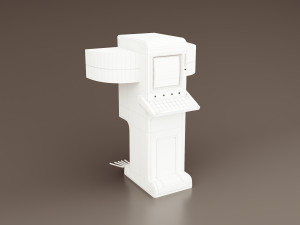 Sci-fi retro control panel project 5 Modelo 3D