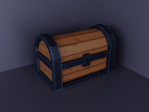 Low poly wood set Modello 3D