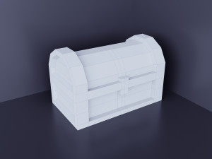 Low poly wood set Modello 3D