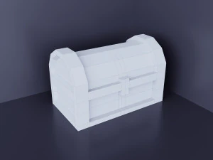 Low poly wood set 3D Model
