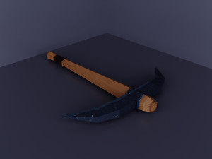Low poly wood set Modello 3D