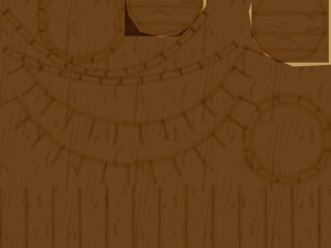 Low poly wood set Modello 3D