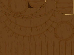 Low poly wood set 3D Model