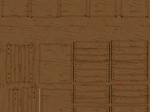 Low poly wood set 3D Model