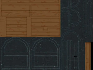 Low poly wood set 3D Model