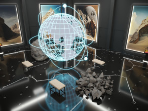Interior of the museum of geology and space 3D 모델