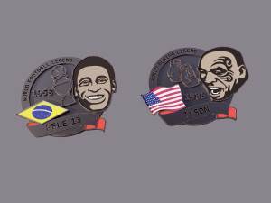 Metal decor badge for clothesthings 3D 模型