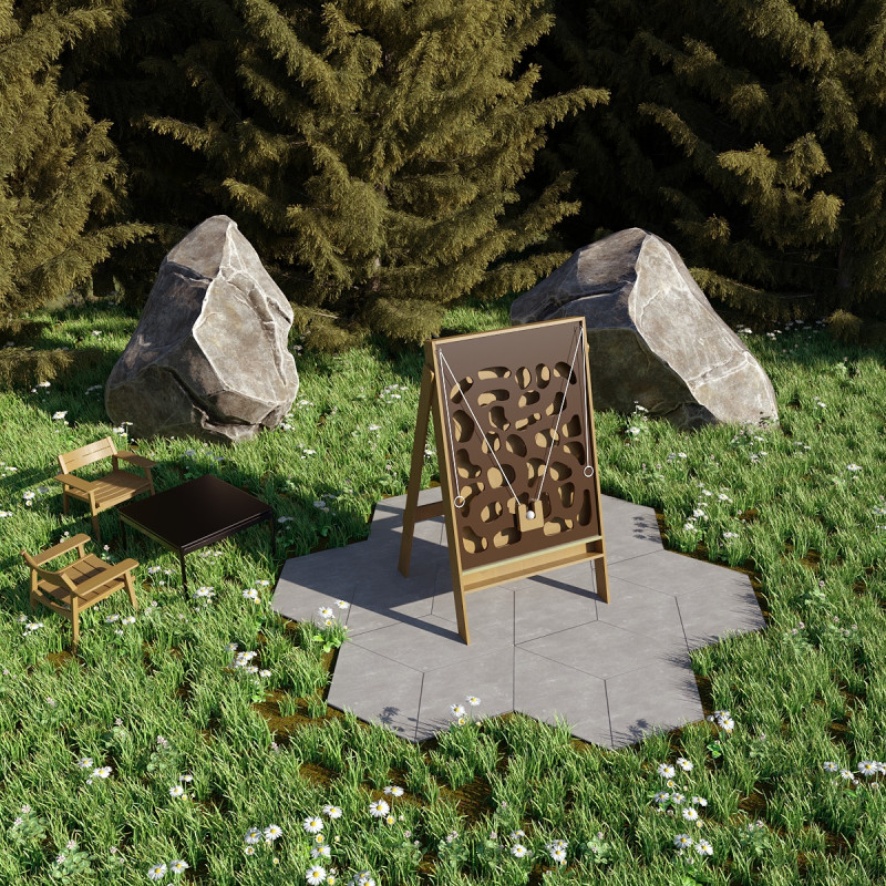 Hire craft wooden hand street game CNC drawings available 3Dモデル .c4d .max .obj .3ds .fbx .stl .blend