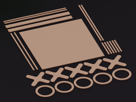 Hire craft wooden hand street game CNC drawings available 3Dモデル