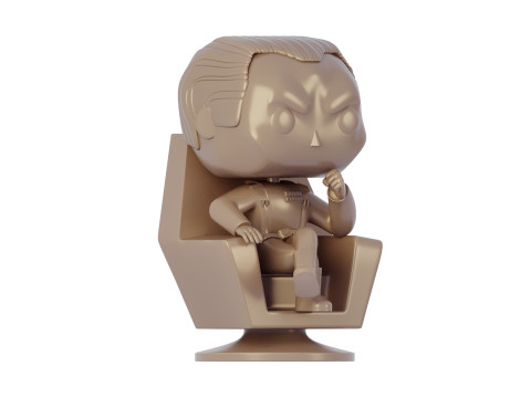 figurine funko pop Grand Admiral Thrawn 3D Model