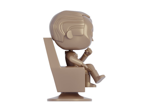 figurine funko pop Grand Admiral Thrawn 3D Model