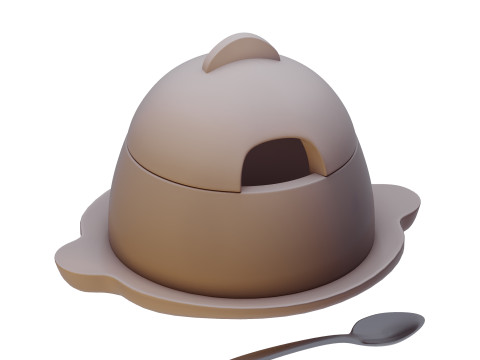 Jam-eating pot 3D Model
