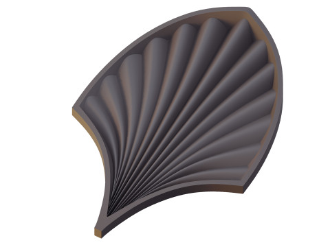 3D візерункова плитка в стилі пелюстки квітки 3D Модель