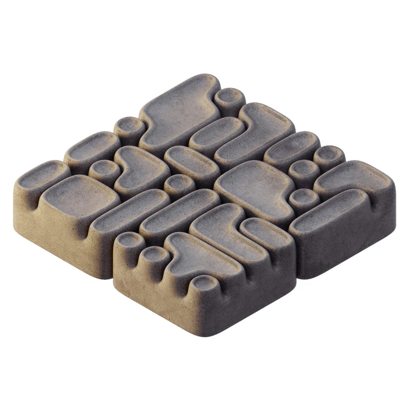 Tegels met een bijzonder 3D-patroon 3D Model .c4d .max .obj .3ds .fbx .stl .blend 