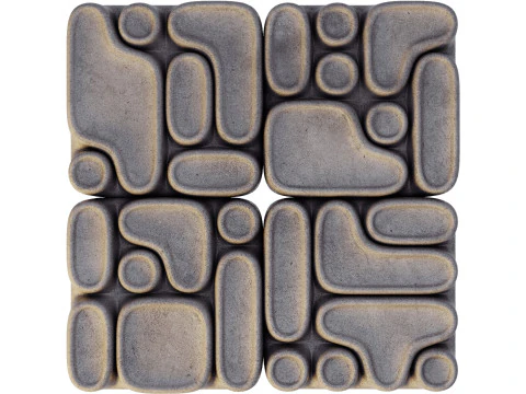 Tegels met een bijzonder 3D-patroon 3D Model