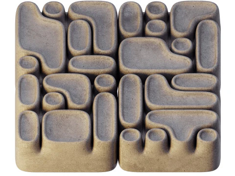 Tegels met een bijzonder 3D-patroon 3D Model