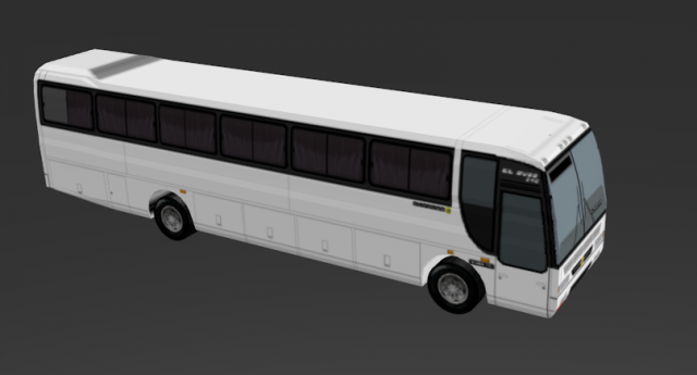 city bus 3D 模型 .c4d .max .obj .3ds .fbx .stl .blend