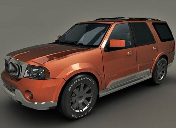 lincoln navigator 3D Модель .c4d .max .obj .3ds .fbx .stl .blend 