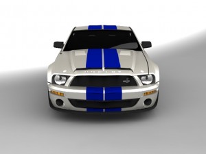 mustang gt500 Modèle 3D