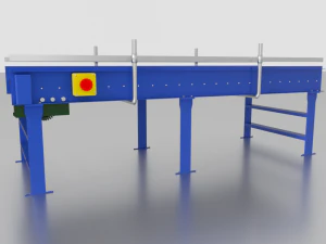 straight roller conveyor 3D Model