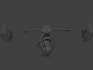 mi-24 super heavy 2054 3D Модель