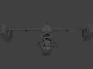 mi-24 super heavy 2054 3D Model
