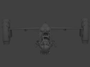 mi-24 super heavy 2054 3D Модель