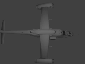 mi-24 super heavy 2054 3D Model