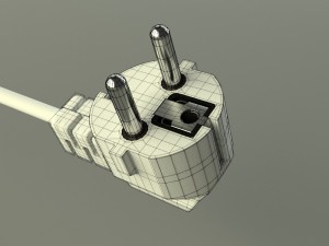 electric plug 3D-Modell