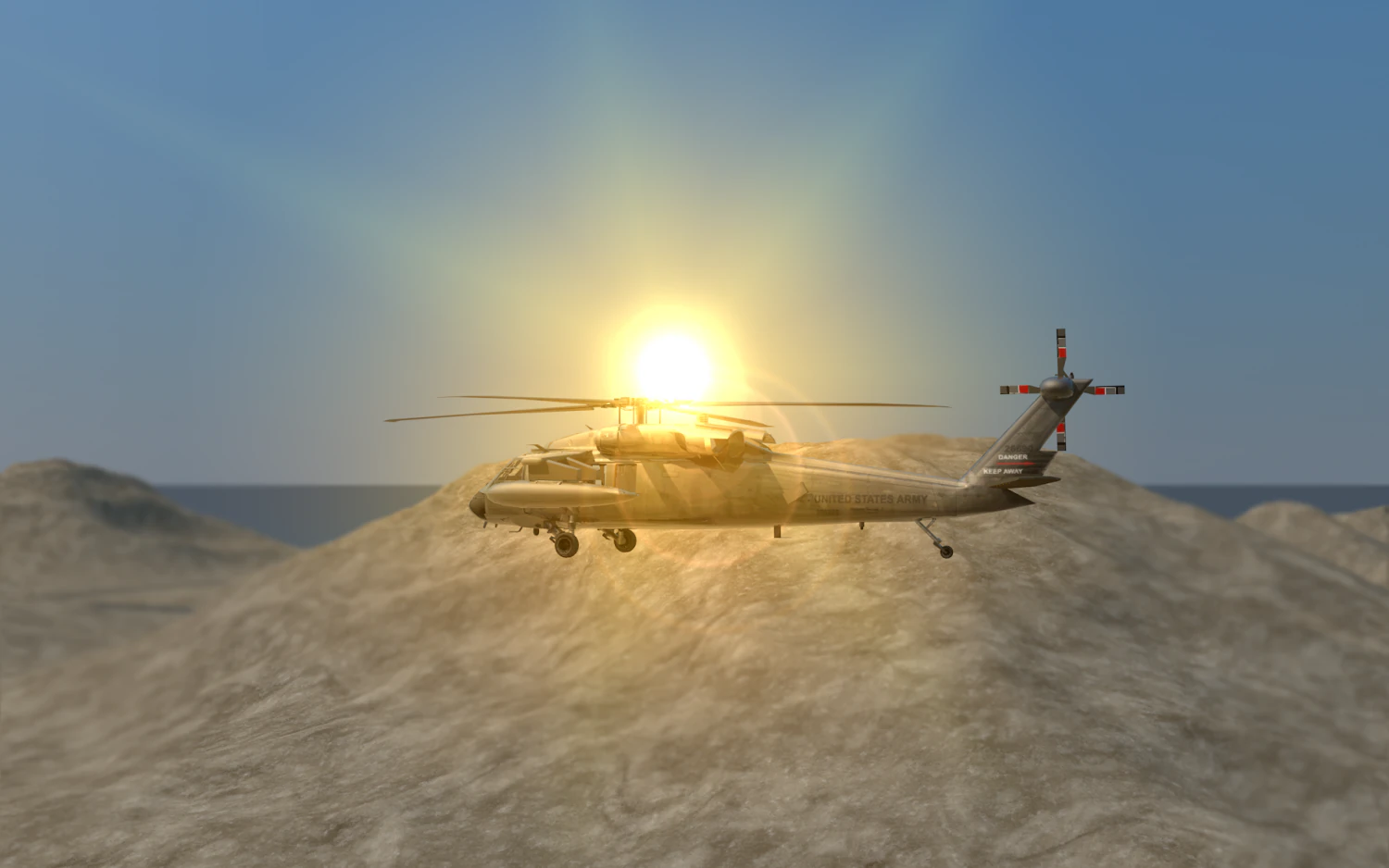 black hawk uh-602 - animated 3D Model .c4d .max .obj .3ds .fbx .stl .blend 
