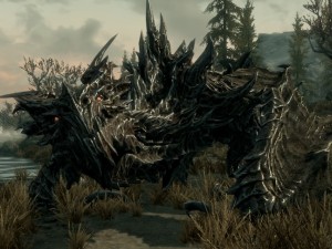 Dragon skyrim alduin 138 animaitions 3D Modell