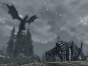 Dragon skyrim alduin 138 animaitions 3D Modell