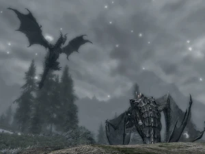 Dragon skyrim alduin 138 animaitions 3D Model