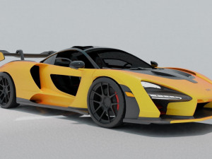 McLaren Senna Sports Model 3D मॉडल