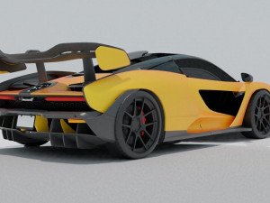 McLaren Senna Sports Model 3D Model