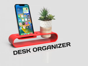 Desk organizer and planter 3D 프린트 모델