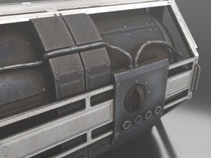 Sci-Fi Emergency Model 3D