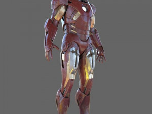IRON MAN Modelo 3D CG Textures