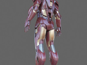 IRON MAN Modelo 3D CG Textures