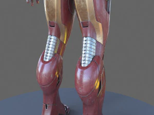 IRON MAN Modelo 3D CG Textures