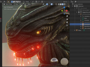 Alien Animal 3D Model