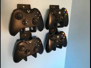 Universal Game Controller Wall Mount Stand 3D 打印模型