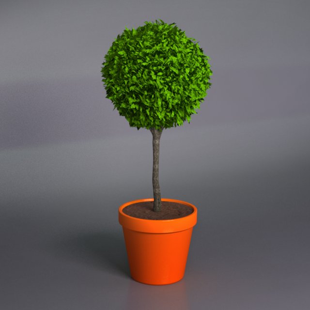 interior plant 3D मॉडल .c4d .max .obj .3ds .fbx .stl .blend 