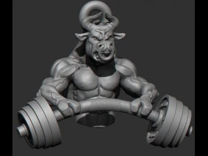 bull pendant 3D printmodel