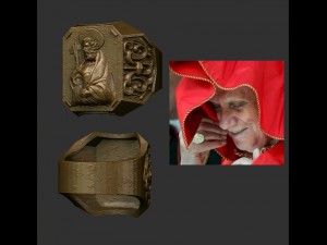 the ring of the fisherman 3D Print Model
